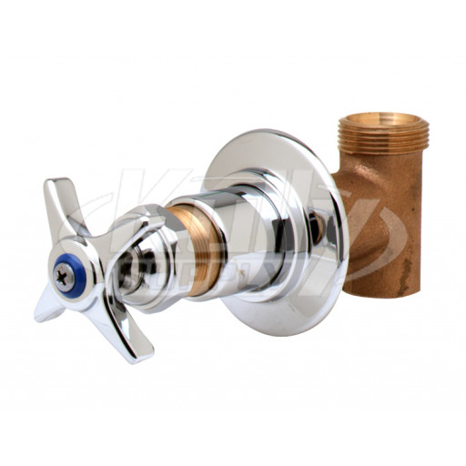 T&S Brass B-1025 Concealed Straight Valve
