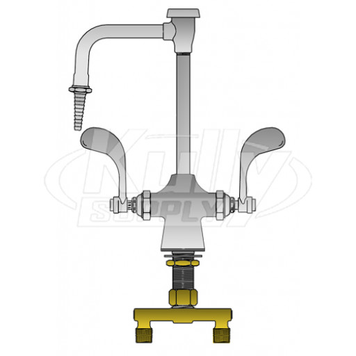 T&S Brass BL-5704-08WH4 Lab Mixing Faucet