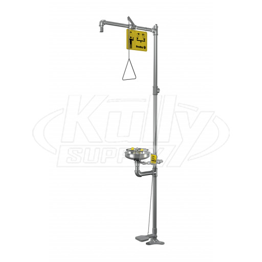 Bradley S19-310SS16 Stainless Steel Hand/Foot-Operated Eyewash