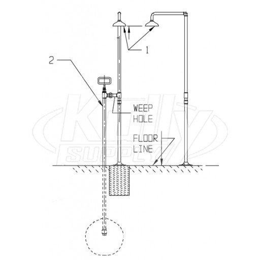 Speakman SE-260 Shower Parts Breakdown
