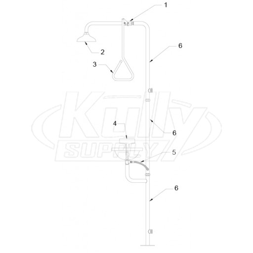 Speakman SE-623 Combo Parts Breakdown