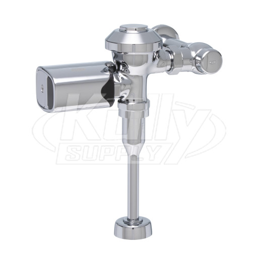 Zurn ZER6003PL-WS1-SM AquaSense Exposed Sensor Diaphragm 1.0 GPF Flush Valve with Chrome Plated Metal Cover