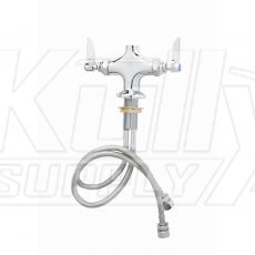 T&S Brass 002824-40 Pre-Rinse Base Faucet, Single Hole Base
