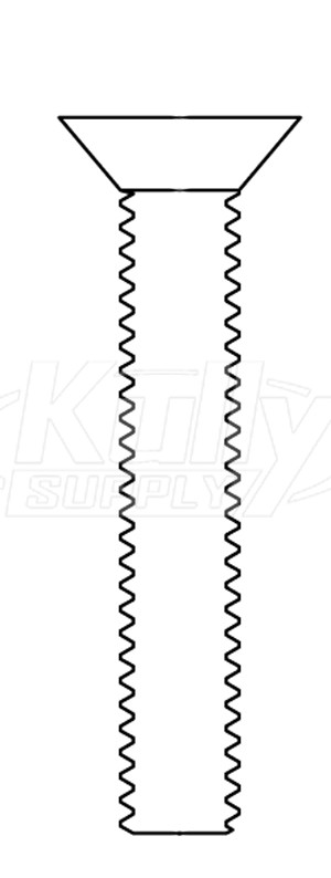 Acorn 0152-022-000 1/4-20 X 1-1/2" Flat Head Allen W/Ctr Reject S.Stl Screw