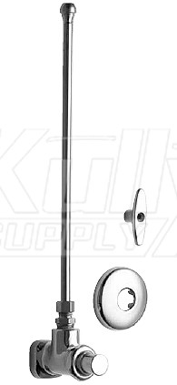 Chicago 1017-ABCP E-Cast Angle Stop Fitting w/ Supply Tube