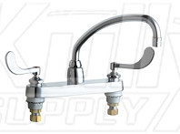 Chicago 1100-L9-317ABCP Hot and Cold Water Sink Faucet