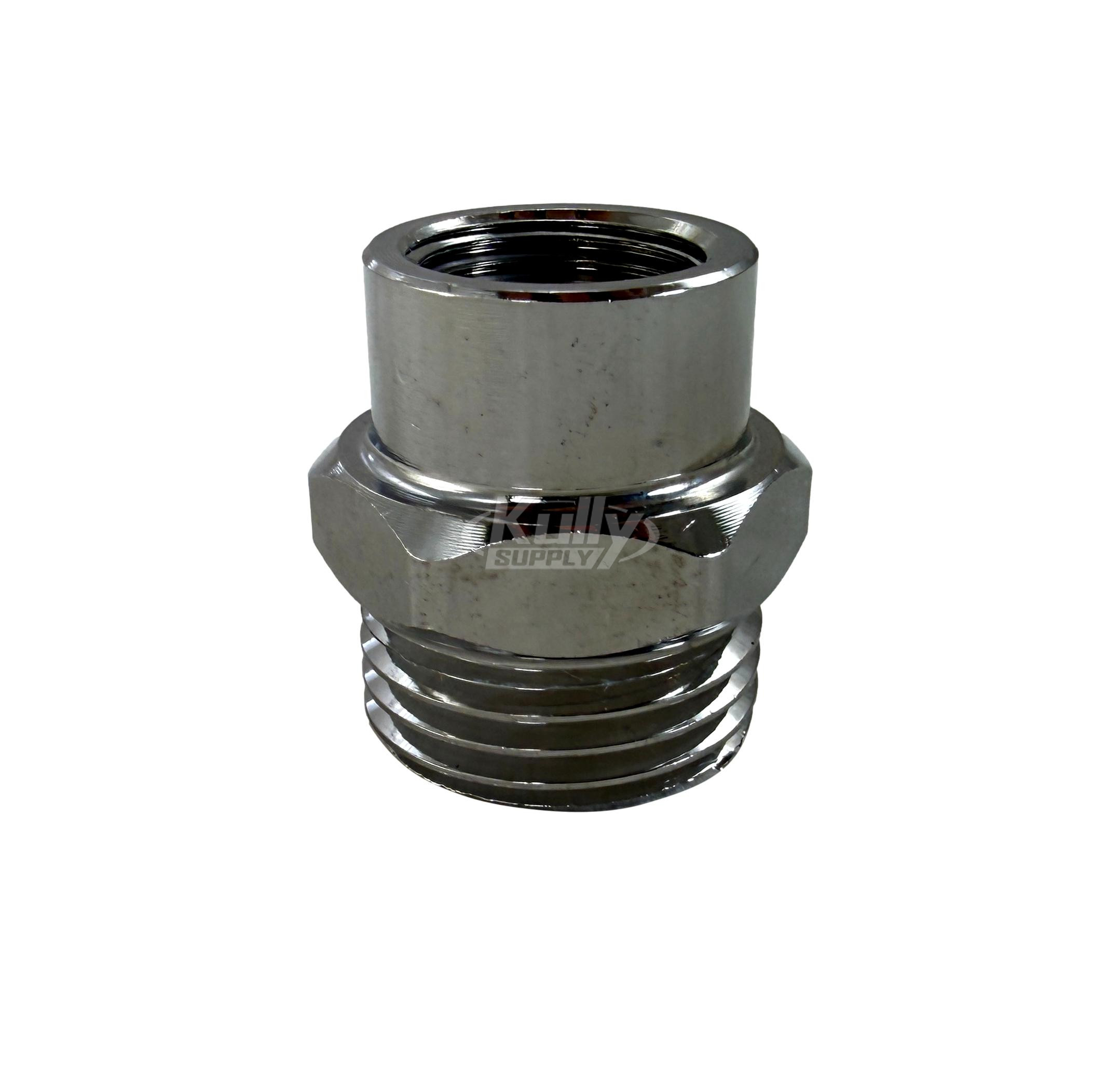 T&S Brass 016061-25 Adapter, 9/16-24Un Female X 1/2-14Npsm Male