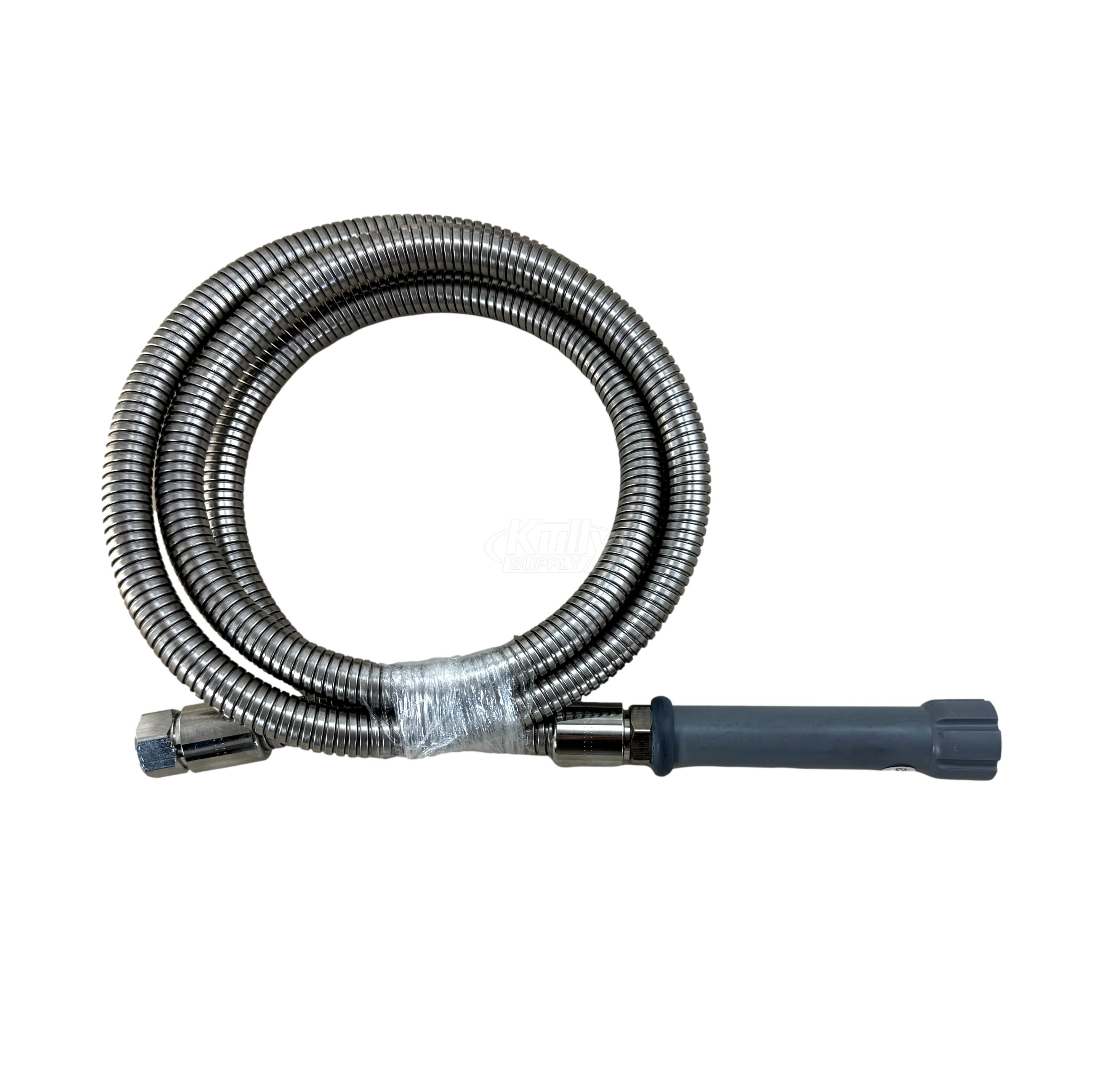 T&S Brass B-0084-H 84" Flexible Stainless Steel Hose With Spray Valve Handle
