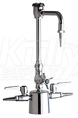 Chicago 1301-GN2BVBE7CP Deck Mounted Multiple Service Faucet