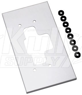 Haws BP7 Back Panel Satin Stainless Steel