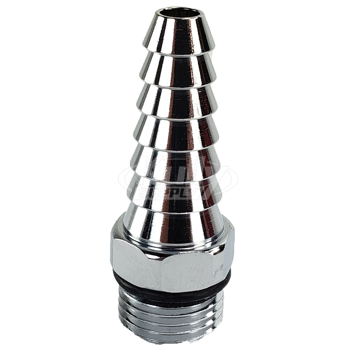 Watersaver BO140S Serrated Hose End Polished Chrome (Water)