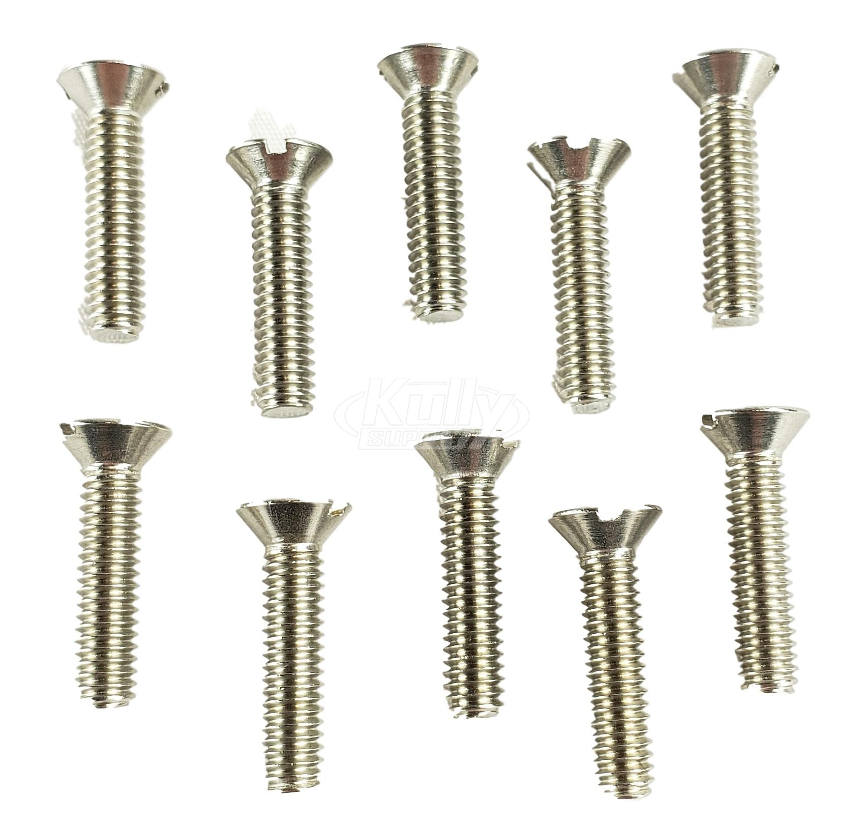 Acorn 0151-008-000 #8-32 X 3/4" Flat Head Slotted S.Stl Screw (10 Pack)