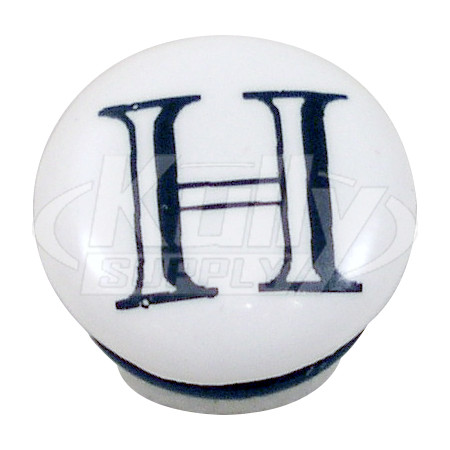 Symmons LN-243H Button, Plug,Handle, Porcelain