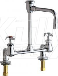 Chicago 947-E3-2ABCP Hot and Cold Water Inlet Faucet with Vacuum Breaker