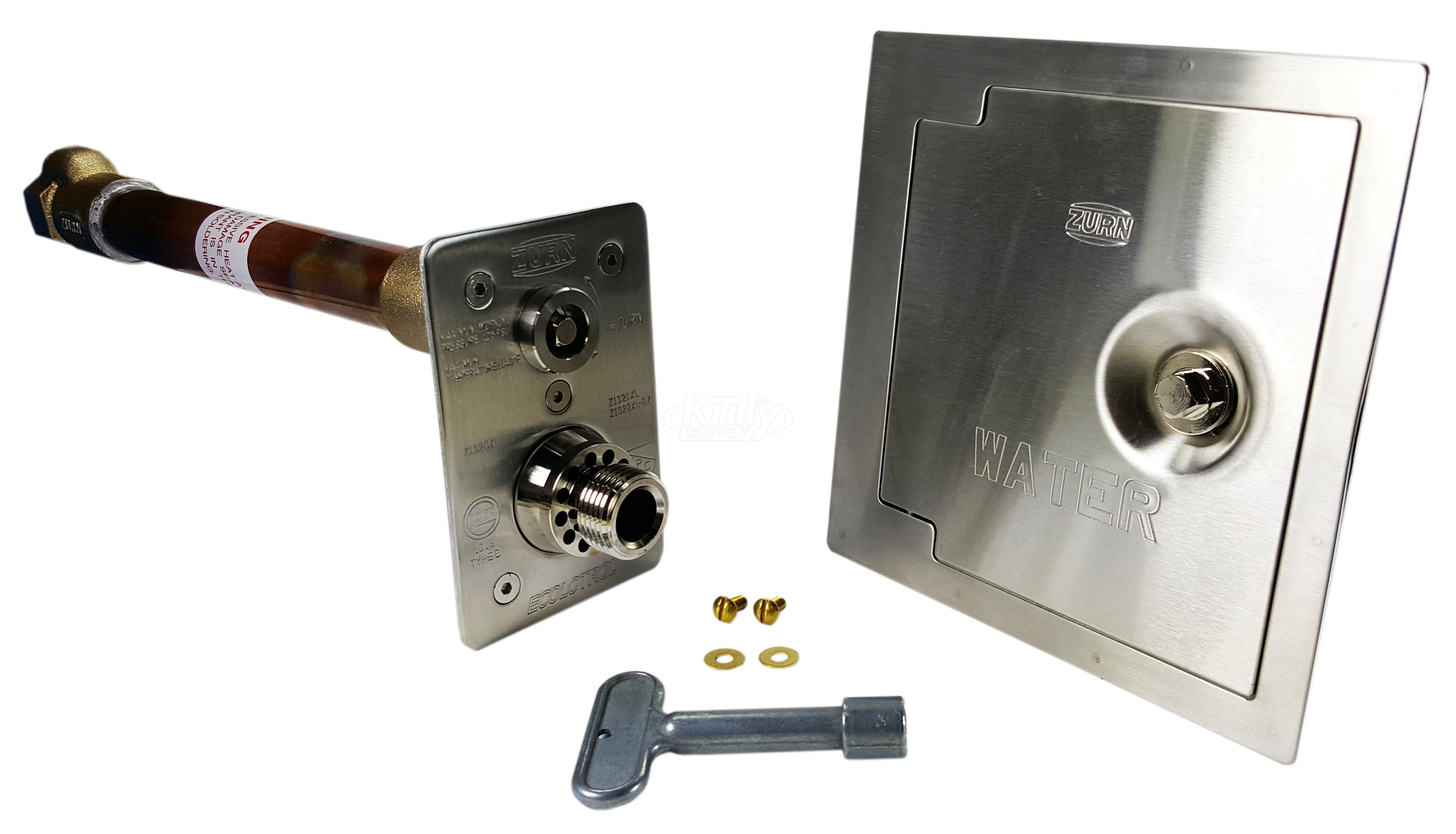 Zurn Z1320XL-3/4x12 Ecolotrol Ceramic Disc Wall Hydrant 12