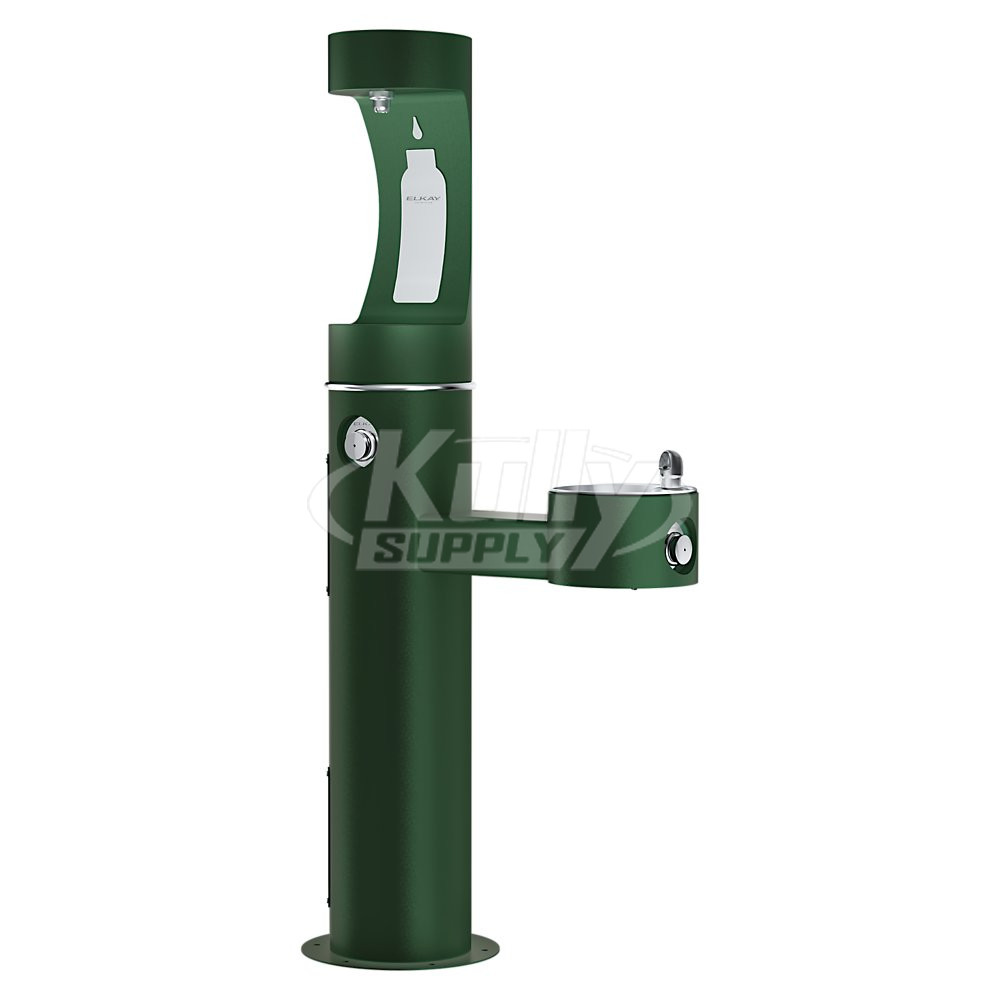Elkay LK4420BF1UEVG Evergreen Outdoor Bottle Filling Station