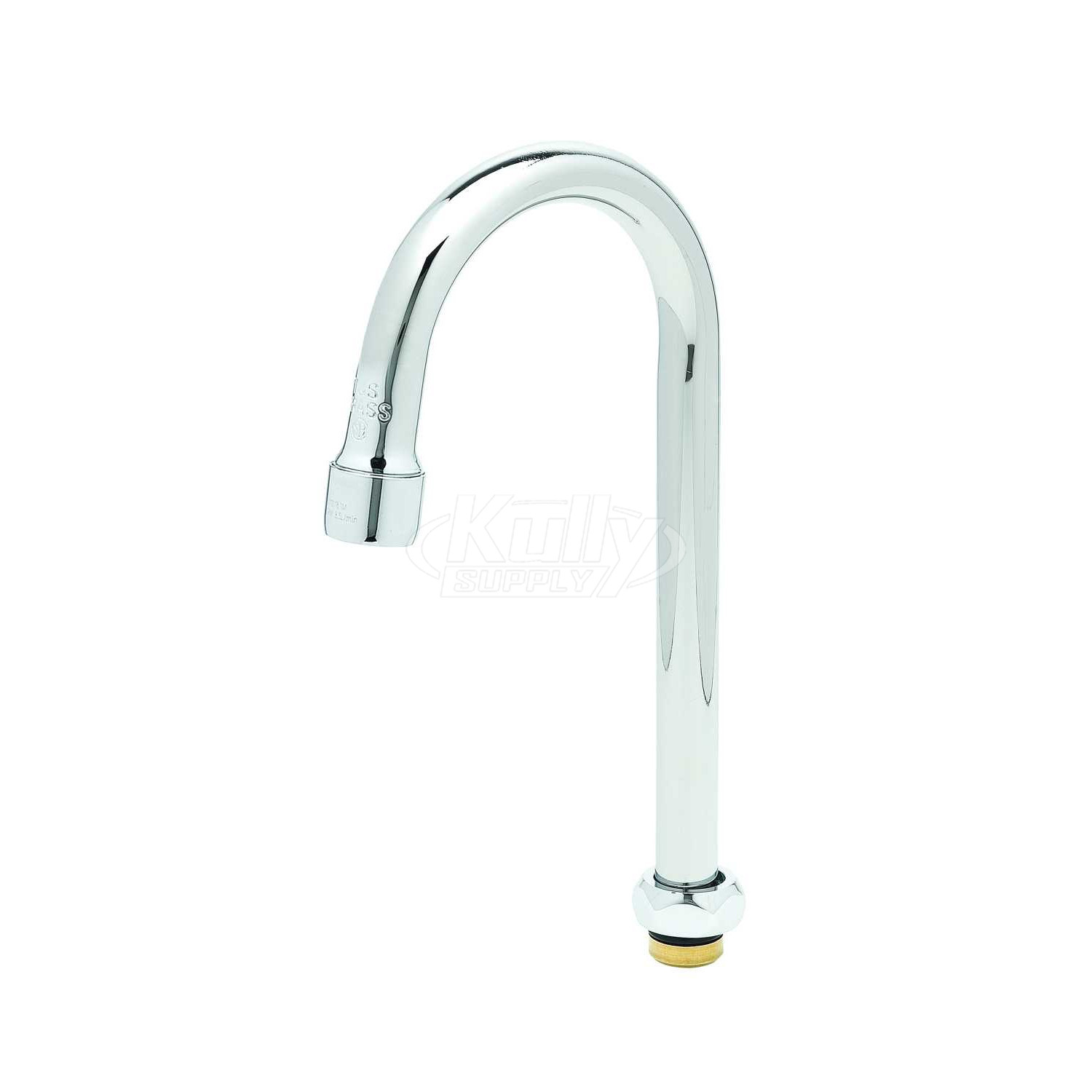 T&S Brass 179X-V12 4-3/8" Swivel Gooseneck, 1.2 GPM VR Aerator (CEC)