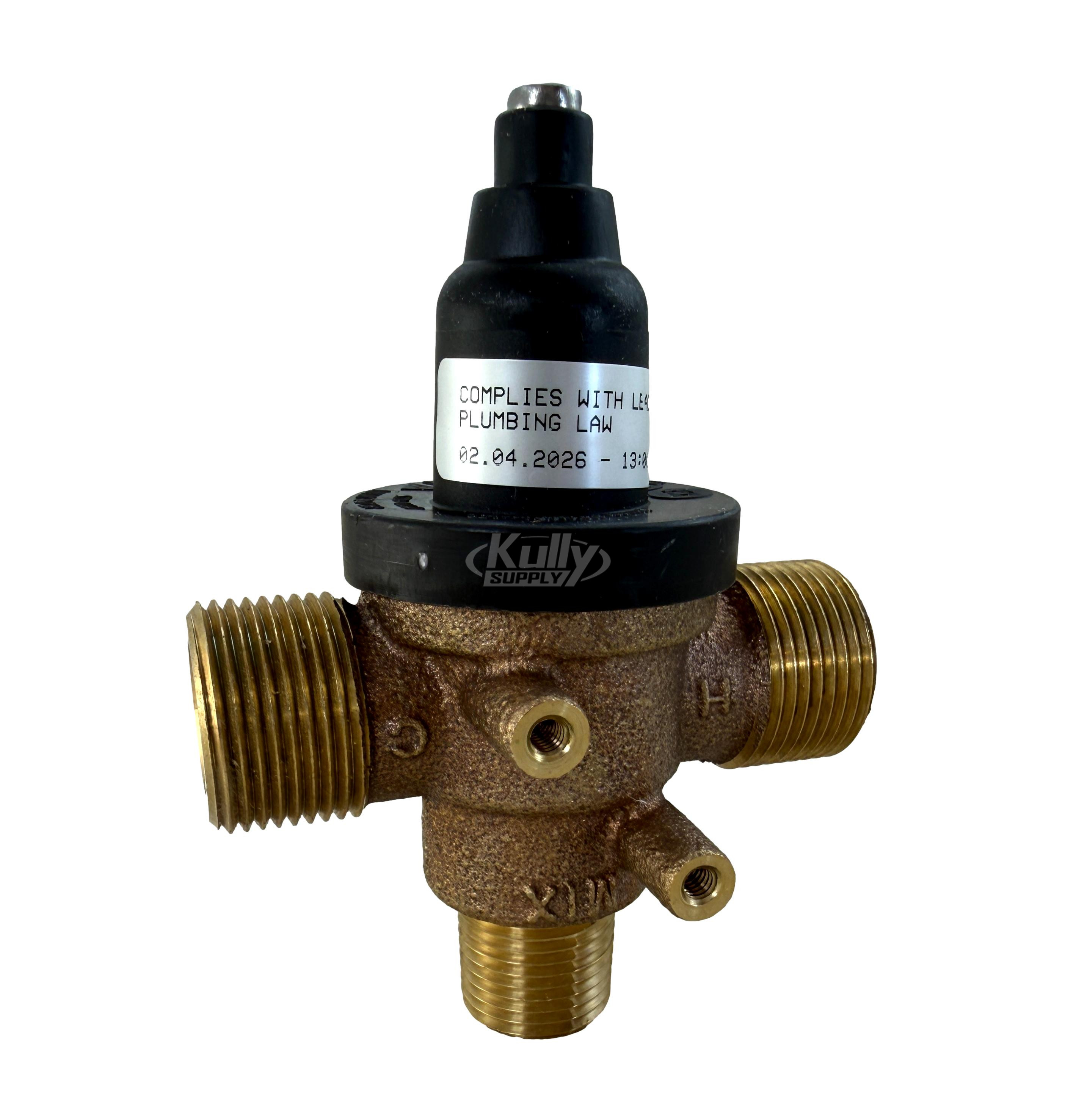 Bradley S59-4007 Thermostatic Mixing Valve with 1/2" Male NPT