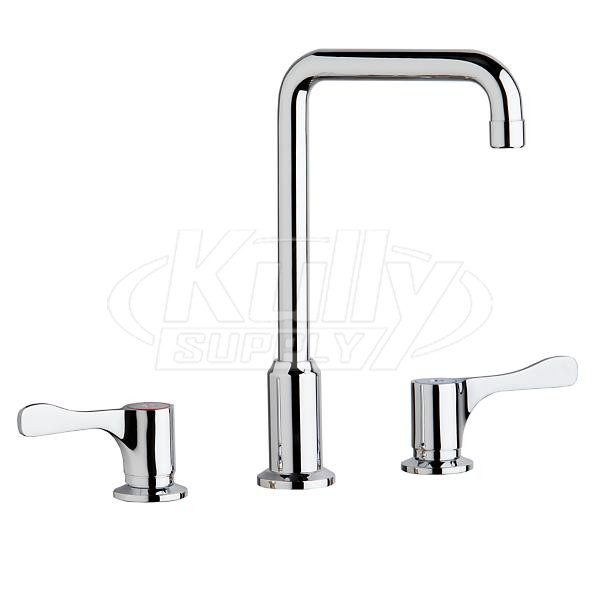 Elkay LKD2437BHC 8" Centerset Concealed Deck Mount Faucet with 4" Lever Handles