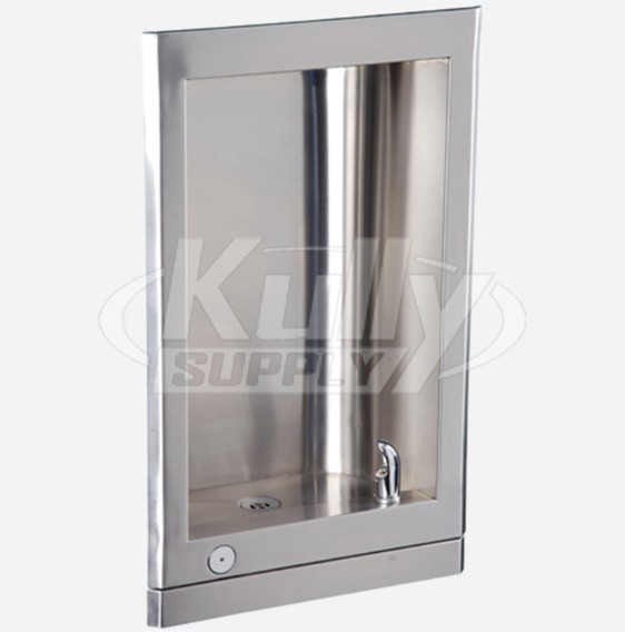 Murdock A181400S Recessed Non-Refrigerated Drinking Fountain with Stainless Bubbler