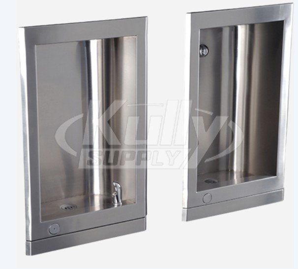 Murdock A481400S-CUSP Recessed Drinking Fountain with Cuspidor and Stainless Bubbler