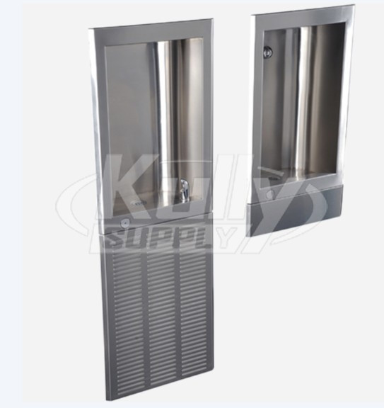 Murdock A481408S-CUSP Recessed Drinking Fountain with Cuspidor and Stainless Bubbler