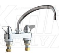 Chicago 1895-L9ABCP Hot and Cold Water Sink Faucet