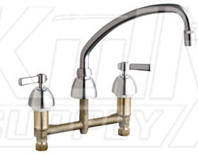 Chicago 201-AE29XKABCP Concealed Hot and Cold Water Sink Faucet