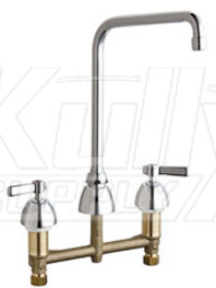 Chicago 201-AHA8XKABCP Concealed Hot and Cold Water Sink Faucet