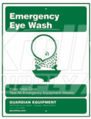 Guardian 250-007G Eyewash Sign