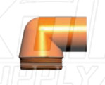 Guardian 330-12-08RSE-ORG Plastic Street Elbow (Discontinued)