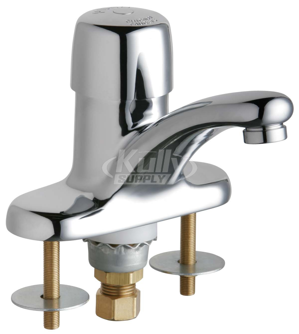 Chicago 3400-ABCP E-Cast Lavatory Metering Faucet