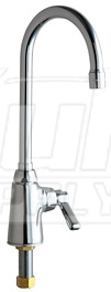 Chicago 350-XKABCP Single Supply Sink Faucet