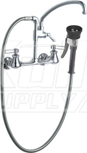 Chicago 509-GCTFABCP Pre-Rinse Fitting with 613-A Adapta-Faucet