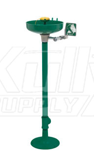 Haws 7271CRP AXION MSR Corrosion-Resistant Pedestal-Mounted Eye/Face Wash