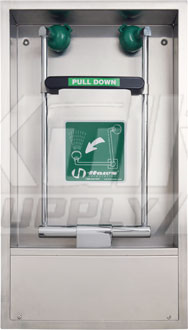 Haws 7655WC Recessed Pull Down-Activated Barrier-Free Eye/Face Wash (Discontinued)