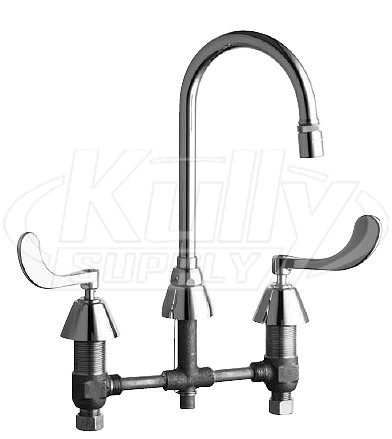 Chicago 786-E29ABCP E-Cast Concealed Kitchen Sink Faucet