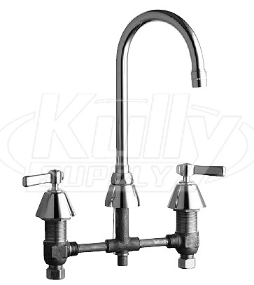 Chicago 786-E3-369ABCP E-Cast Concealed Kitchen Sink Faucet