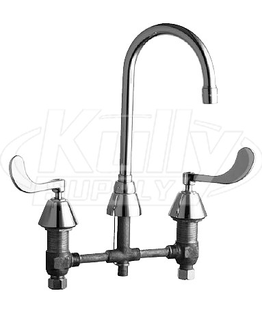 Chicago 786-E3ABCP E-Cast Concealed Kitchen Sink Faucet