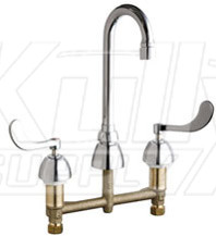 Chicago 786-GN1AE3VPAABCP Concealed Hot and Cold Water Sink Faucet