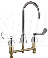 Chicago 786-GR2AE35V317AB Concealed Hot and Cold Water Sink Faucet