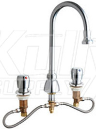 Chicago 786-HGN2BE4-665AB Concealed Hot and Cold Metering Water Sink Faucet