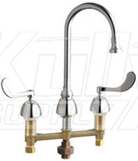 Chicago 786-TWXKABCP Concealed Hot and Cold Water Sink Faucet with Third Water Inlet