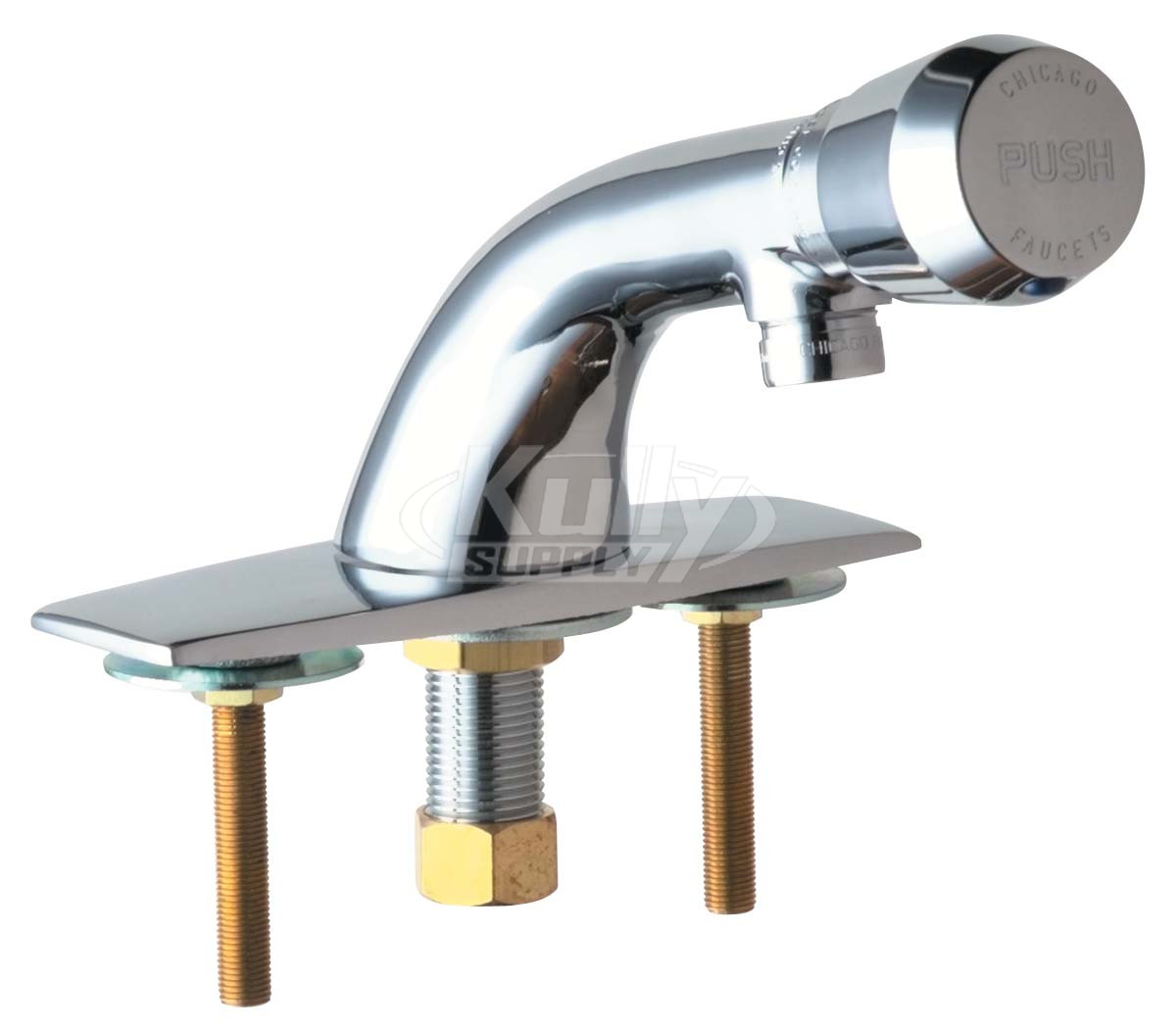 Chicago 857-E12-665PSHCP Lavatory Metering Faucet