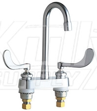 Chicago 895-317RGD1VPCABCP Hot and Cold Water Sink Faucet