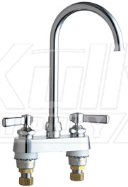 Chicago 895-GN2FCXKABCP Hot and Cold Water Sink Faucet