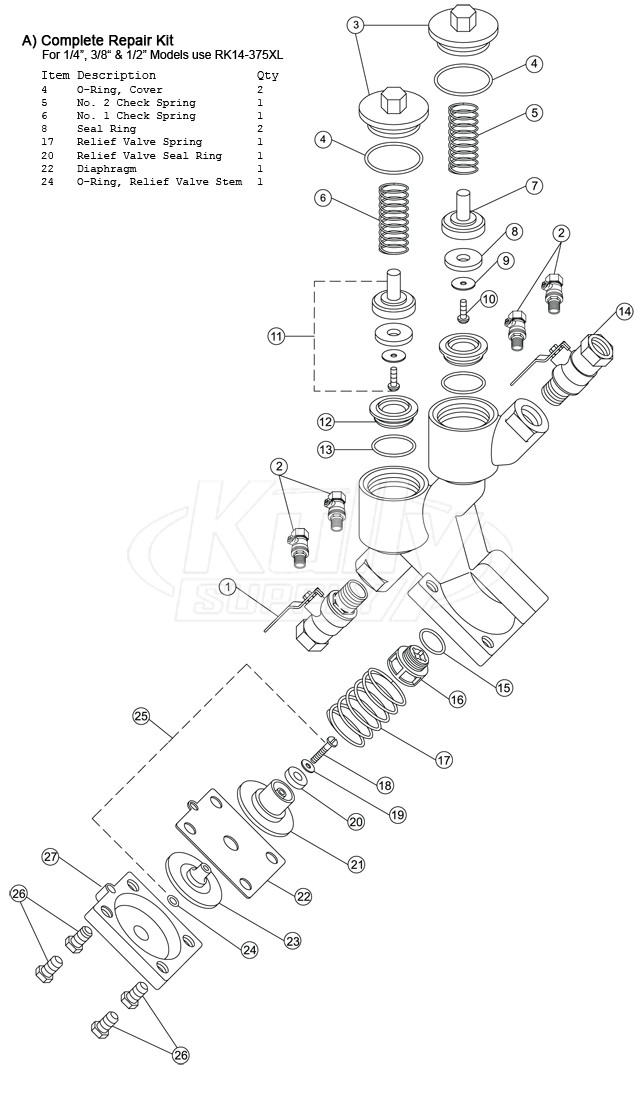 Wilkins 975XL - 1/4