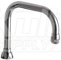 Chicago DB6AJKCP Double Bend Spout Chrome