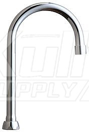 Chicago GN2BJKCP Rigid/Swing Gooseneck Spout Chrome (Discontinued)