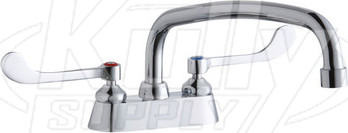 Elkay LK406AT12T6 4" Centerset Deck Mount Faucet